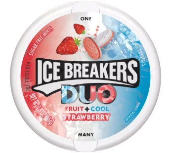 ICE BREAKERS DUO Strawberry Sugar Free Mints